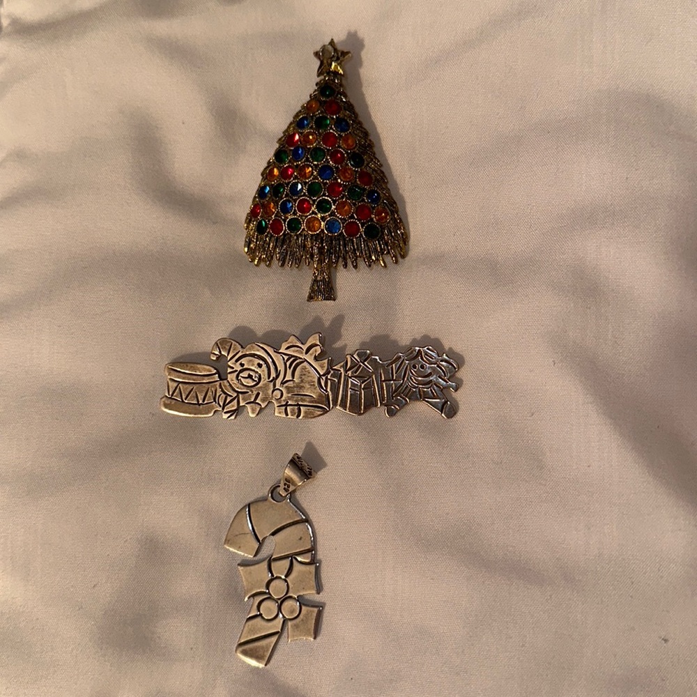 Silver Christmas Jewelry Bundle (3)